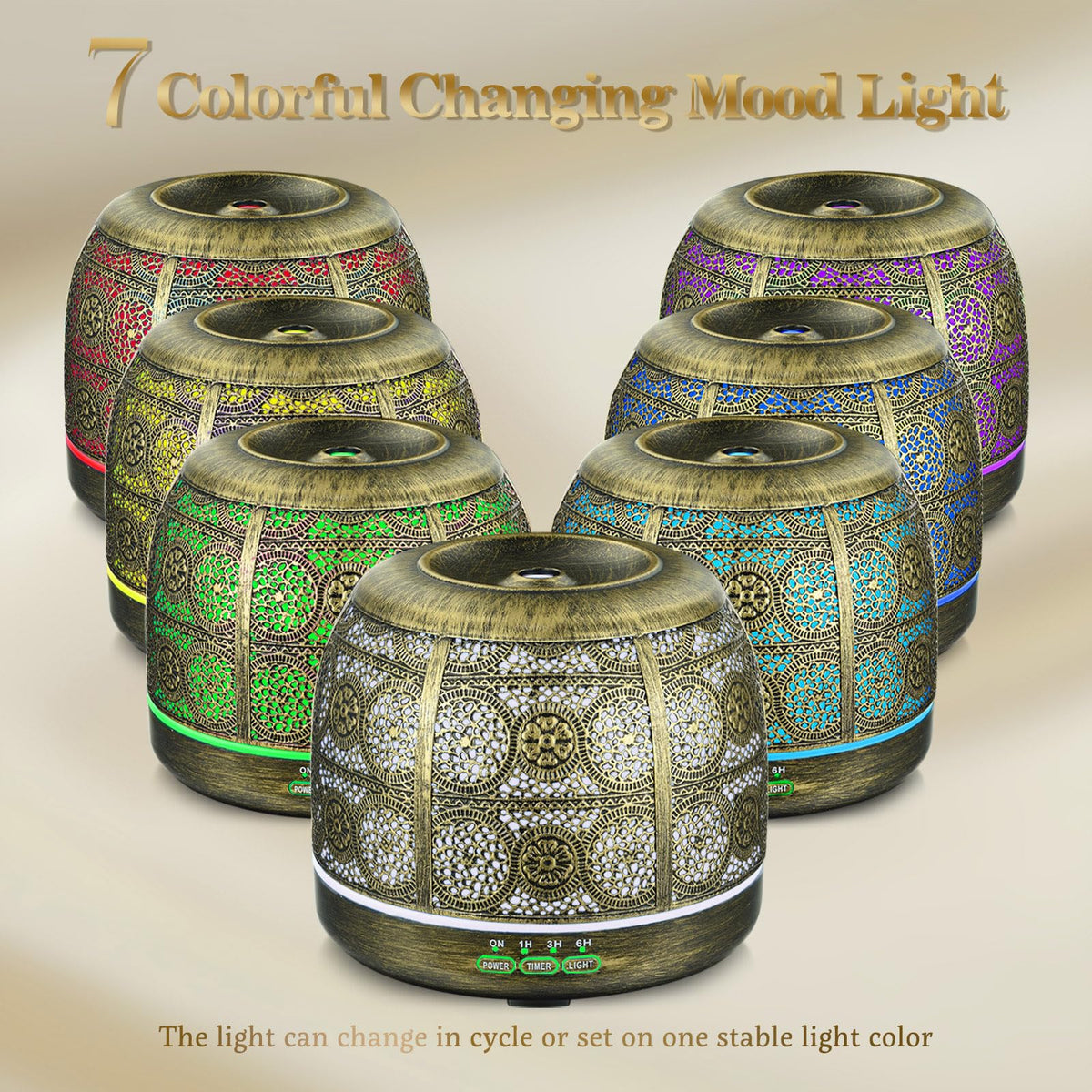 Essential Oil Diffuser, 500ml Aromatherapy Diffuser