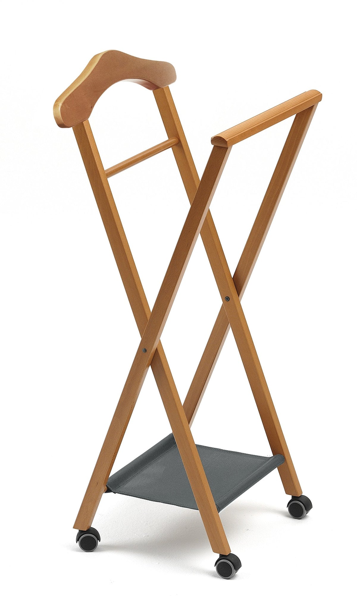 AR_IT- 119 NELSON folding bedroom valet, finishing cherry wood