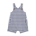 Baby Boy Navy Gingham Shortall