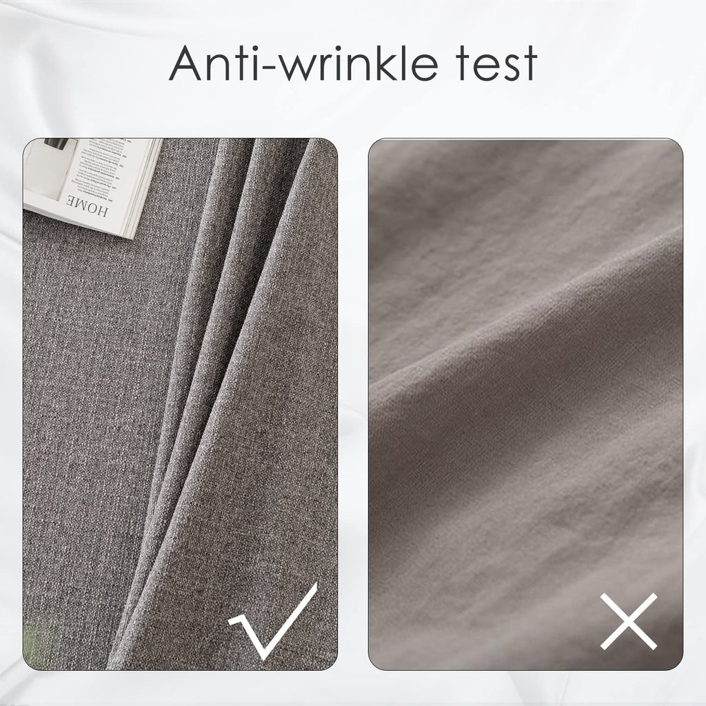 Rectangle Table Cloth Waterproof Gray 70"x55"