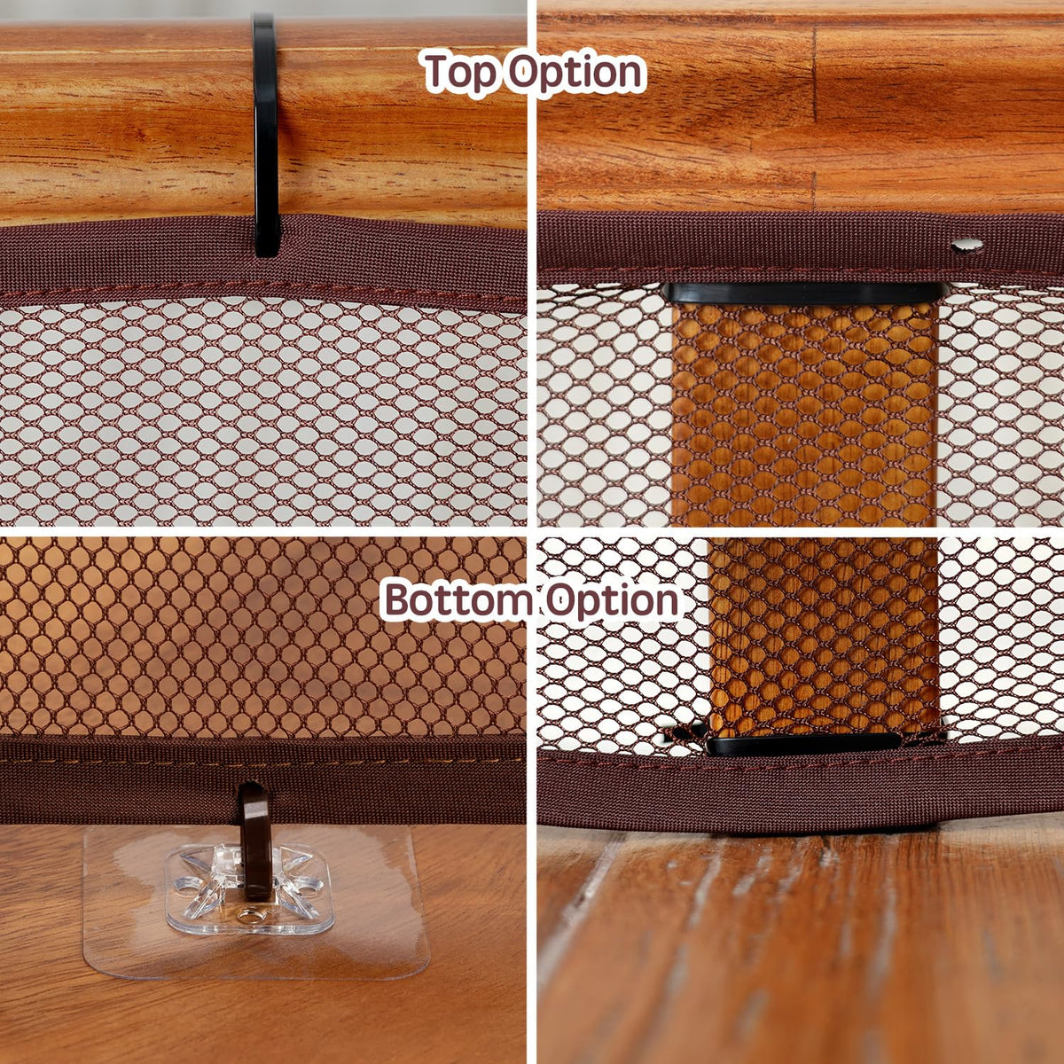 Gates for Stairs with Banister, Guard Safety Net for Baby, 15ft x 3ft Stair Railing Mesh Barrier for Kids, Cats