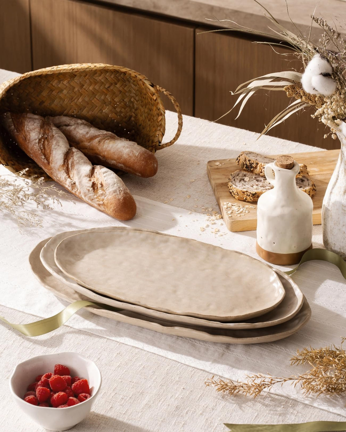 Serving Platters Set of 3, Serving Trays for Party, Cheese Platter