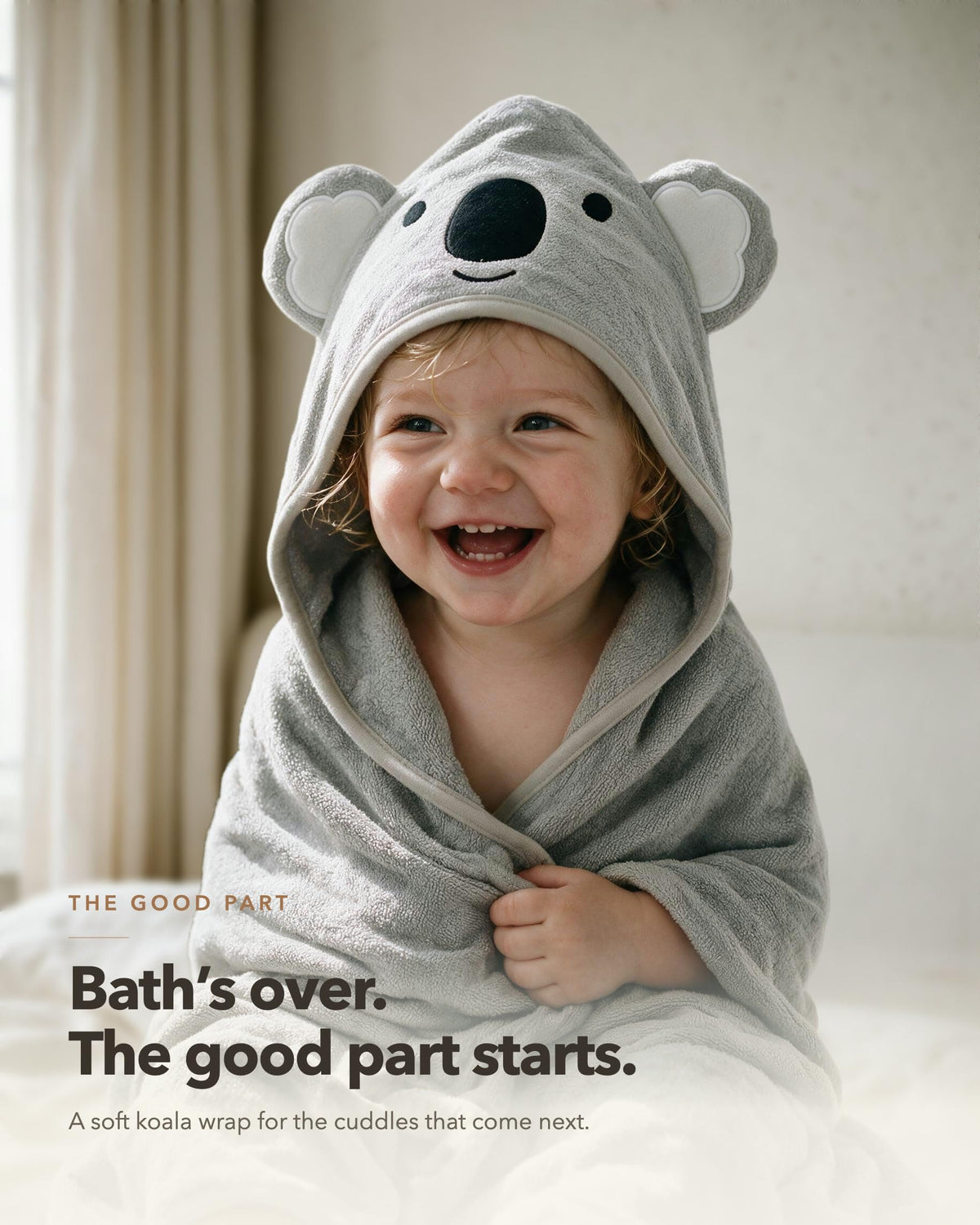 Baby Hooded Towels 2 Pack for Newborn & Toddler - Super Soft Baby Bath Towels with Hood, Highly Absorbent Viscose