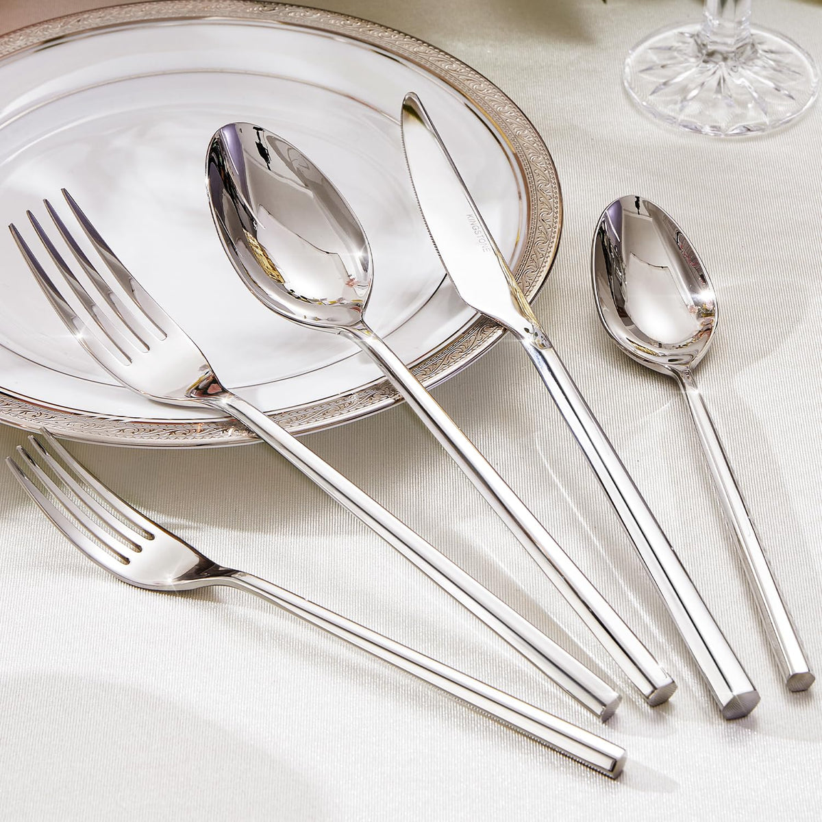 20-Piece Silverware Set, 18/10 Stainless Steel