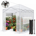 Walk-in 8x6 Pop Up Portable Greenhouse, White