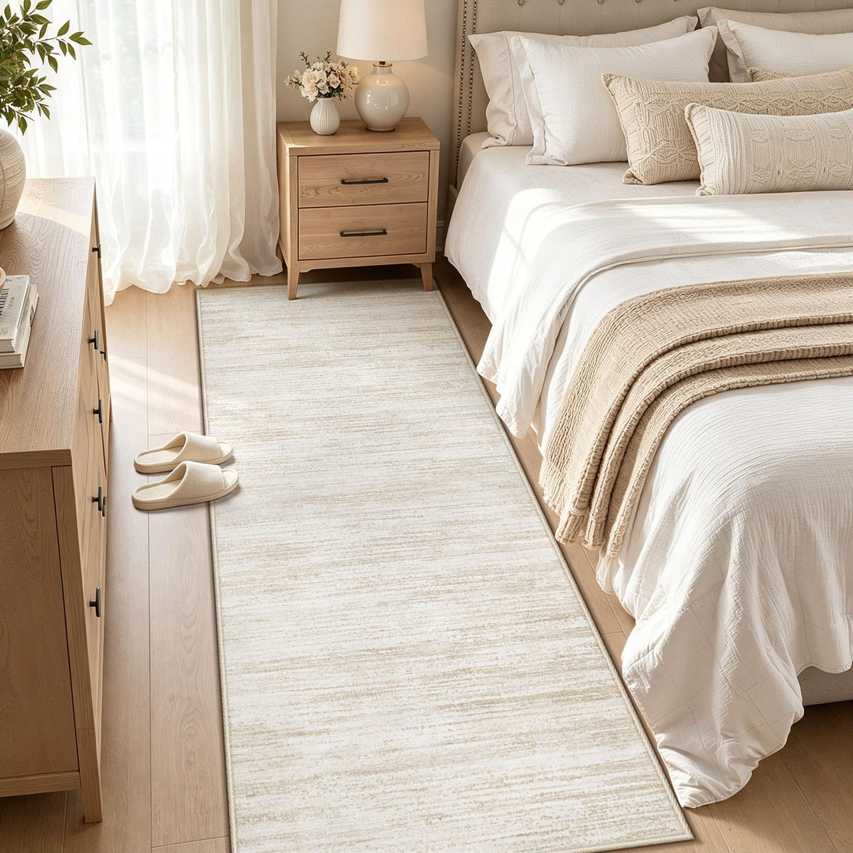Runner Rug Area Rugs: Washable Modern Hallway Rug Non-Slip Soft Stain Resistant Printed Rugs Indoor Floor Carpet
