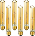 E26 T10 Edison Bulbs,60w Led Light Bulbs,Dimmable,Amber 2200K