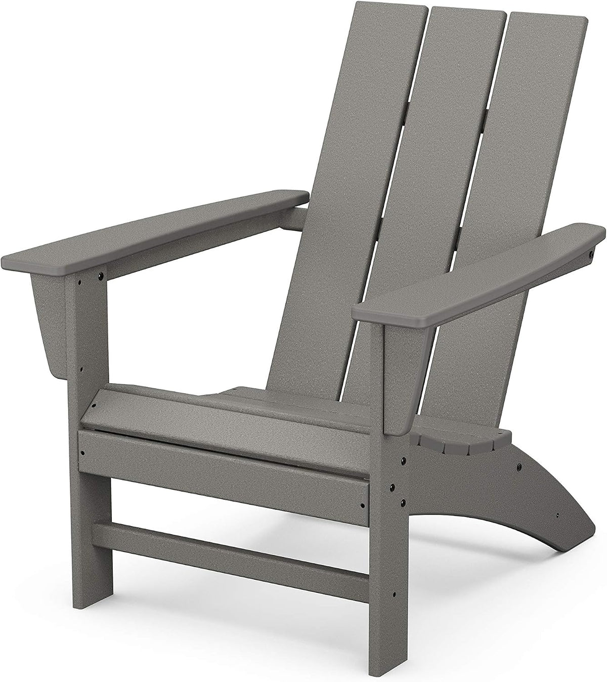 Modern Adirondack Chair - All-Weather Outdoor Lawn Adirondack Chairs - HDPE, Fade-Resistant & Durable Outdoor
