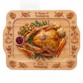 Thanksgiving Large Charcuterie Board Large Bamboo Serving Tray