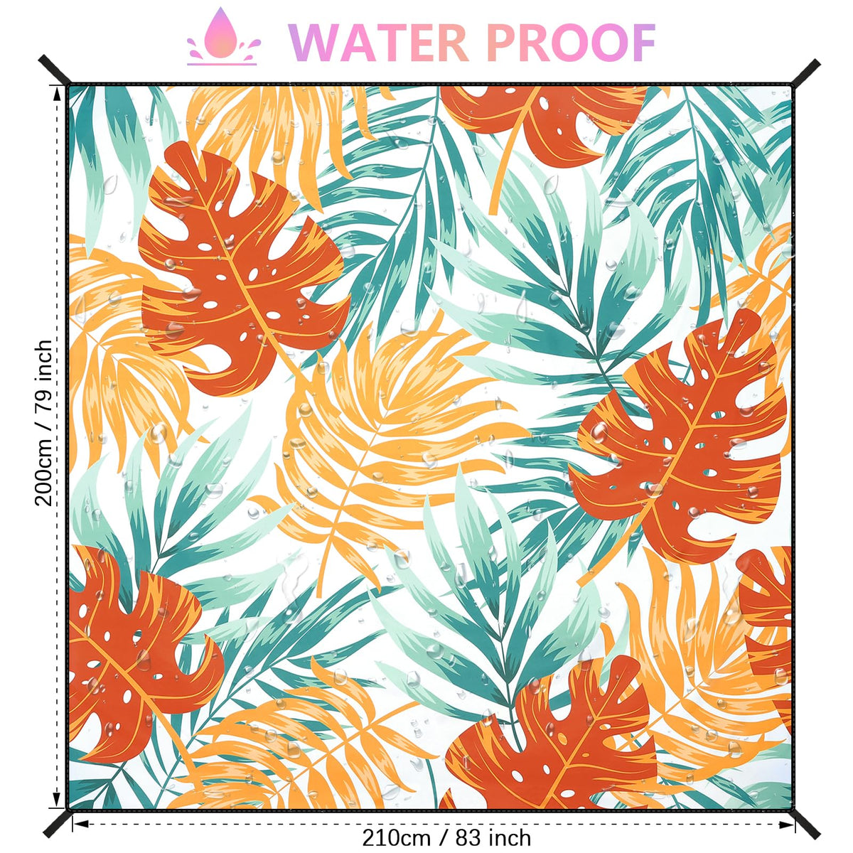 Beach Blanket Sandproof Extra Large Beach Mat Adults Waterproof Sand Free