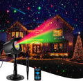 Christmas Projector Lights Outdoor, Thick Metal Housing Laser Light Projector, Red and Green Christmas Decorations