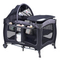 Playard with Canopy, Portable Crib with Changing Table