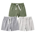 Baby Boy Shorts, Toddler Pull-on Knit Short, Summer Organic Cotton Shorts, 3 Pack Pants