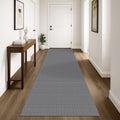 3x10 Runner Rug, Washable Non Slip Long Kitchen Hallway Rug, Grey