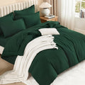 Emerald Queen Comforter Set with Sheets, 7-Piece Bed in a Bag
