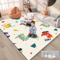 74" × 50" Baby Play Mat for Floor, Baby Playmat for Playpen, Thick Ultra Soft Playpen Mat for Playing or Crawling