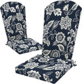 Adirondack Chair Cushions 48x20x2.5 Inch, Water Repellent, Fade Resistant, High Back Outdoor Rocking Chair Cushions