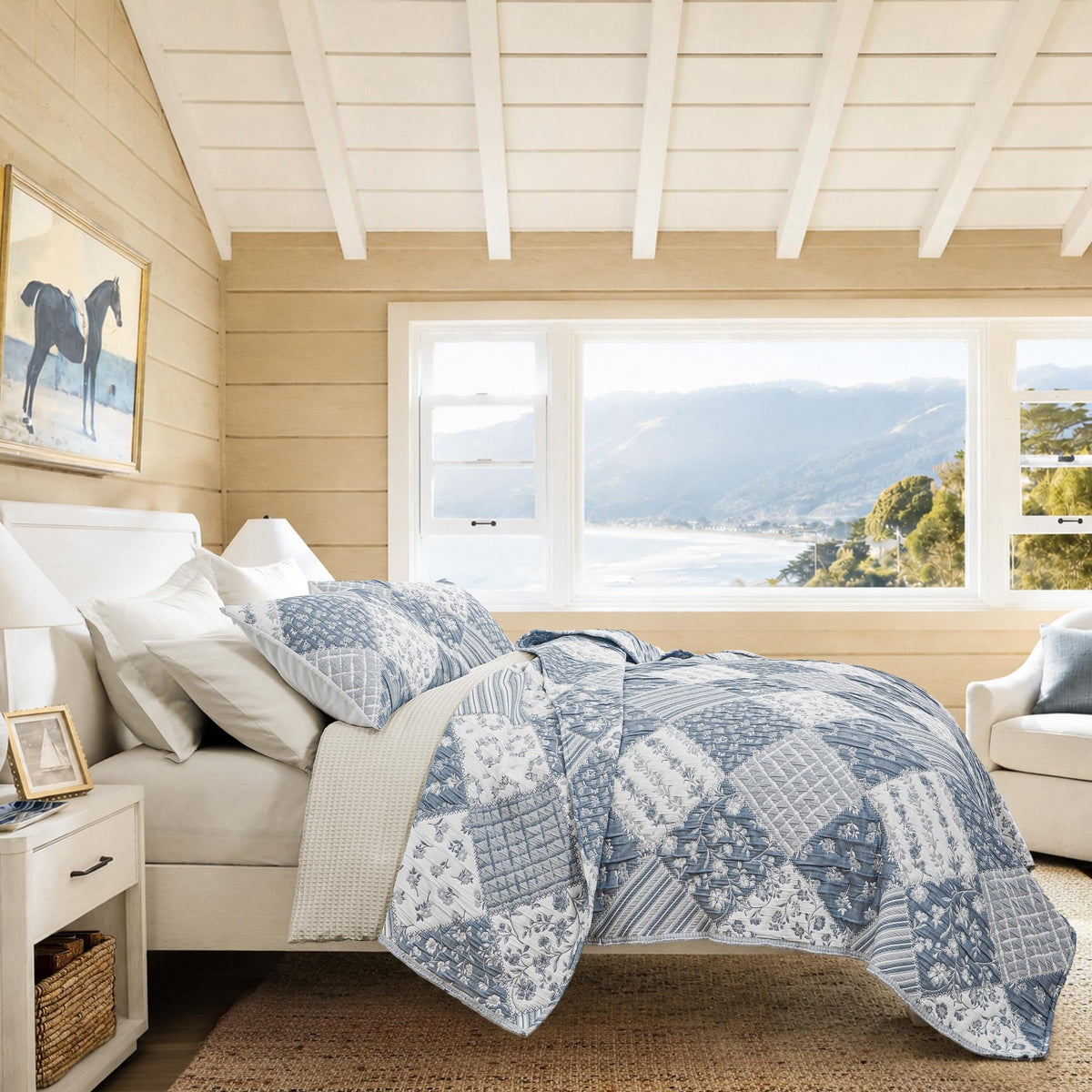 Jacquard Patchwork Quilt Set