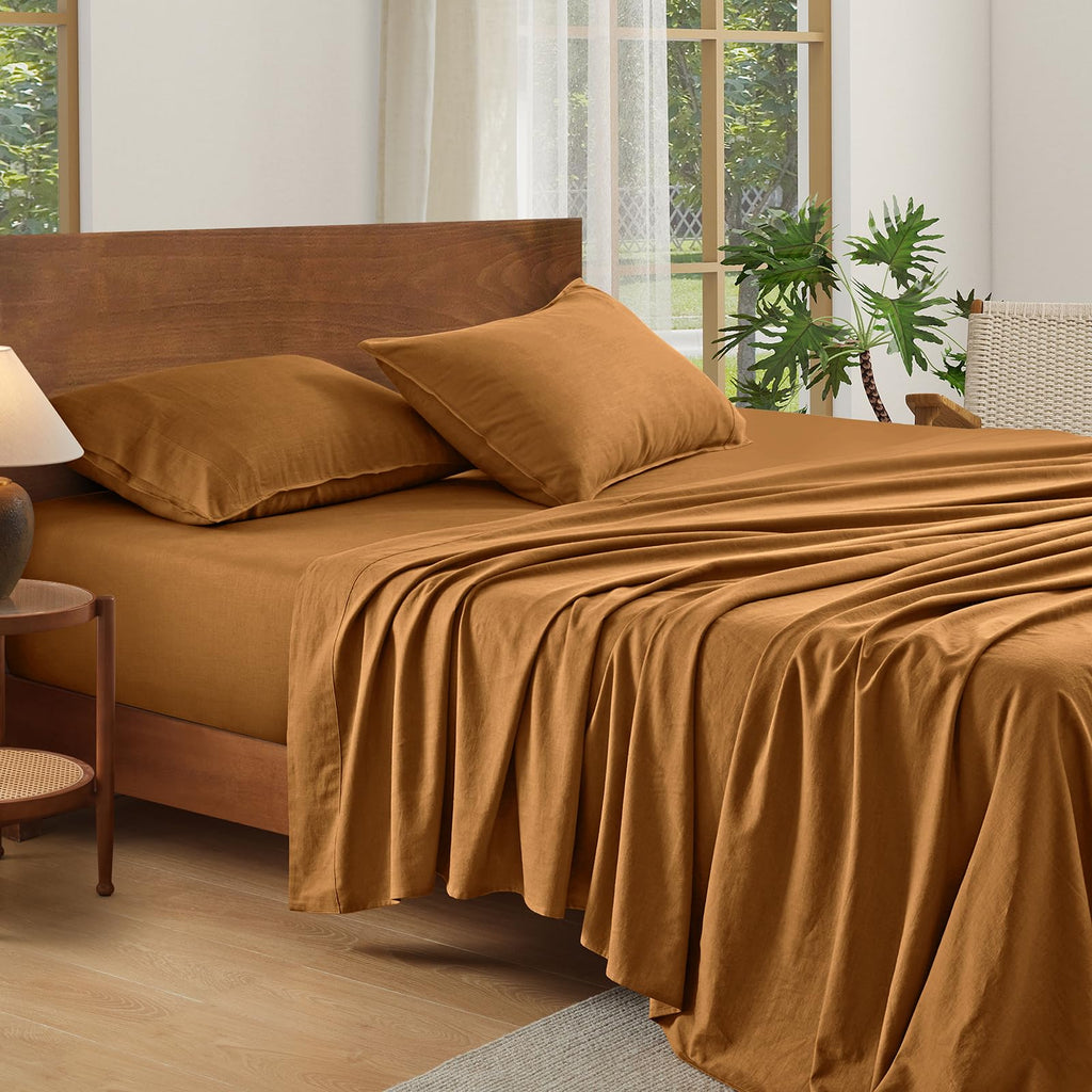 100% French Linen Sheets Bed Sheets for Hot Sleepers