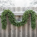 1 Pcs 15 ft Deluxe Thick Christmas Pine Garland Faux Greenery Garland