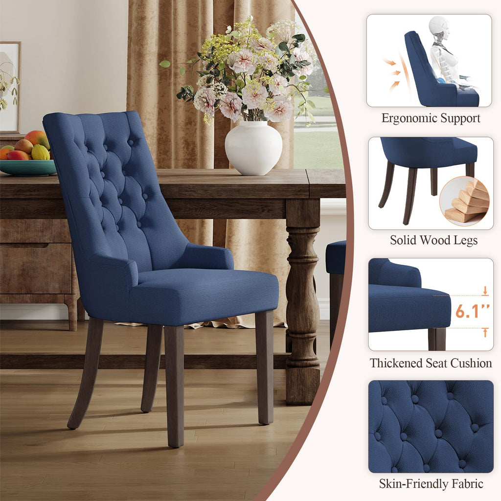 Wingback Set of 2, Blue