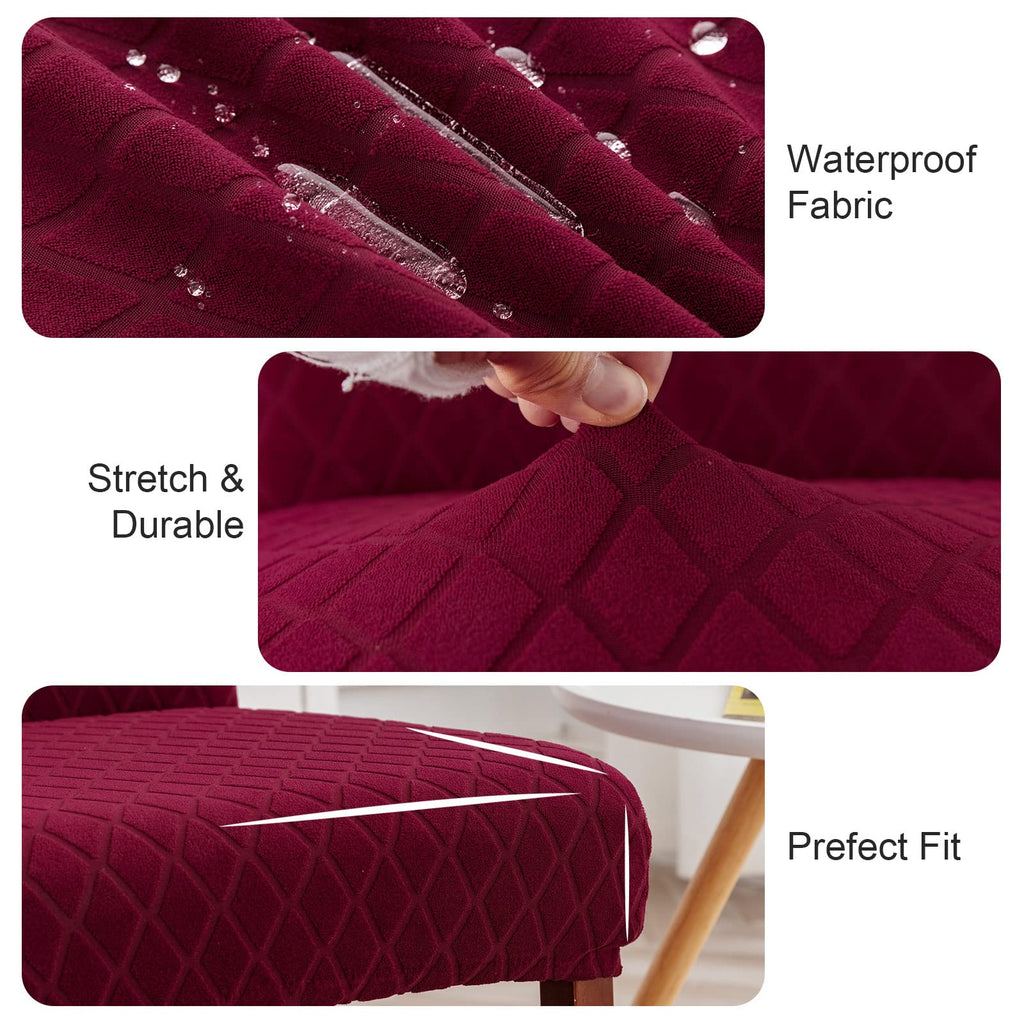 Waterproof Dining Chair Covers Set of 2 Parsons Chair Slipcovers