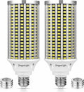 60W LED Corn Light Bulbs 6000K Daylight 7200Lumens, 2 Pack