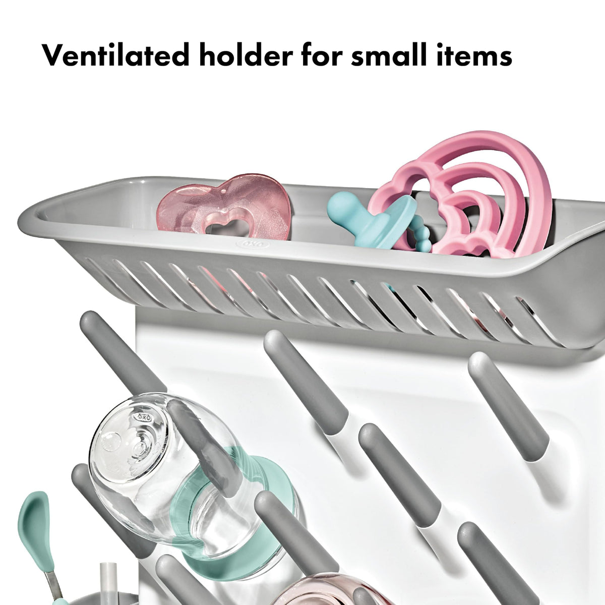 Expandable Baby Bottle Drying Rack, Space-Saving
