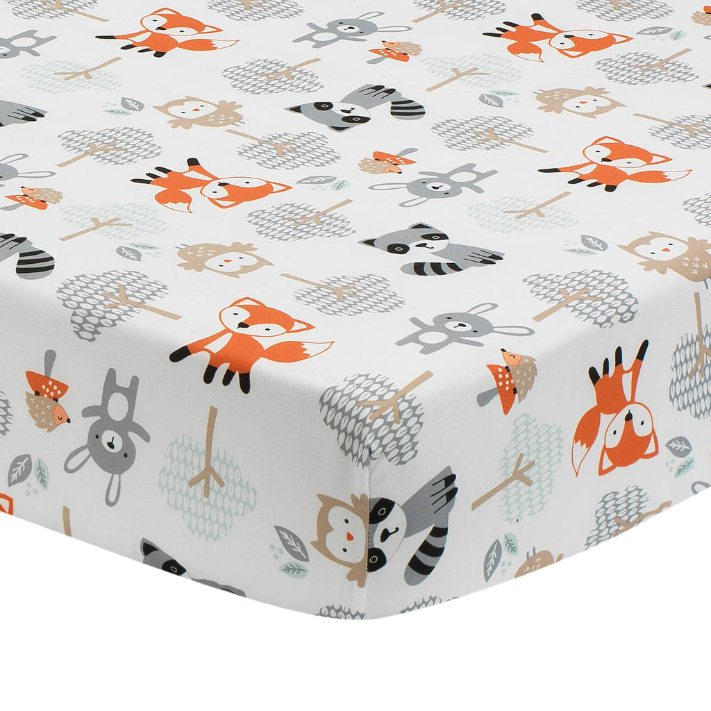 Woodland Friends 3Piece Crib Bedding Set, Multicolor