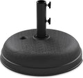 Fillable Umbrella Base Stand Round Dome Plastic Patio Umbrella Base Stand, Pole Holder w/ 55lbs Weight Capacity