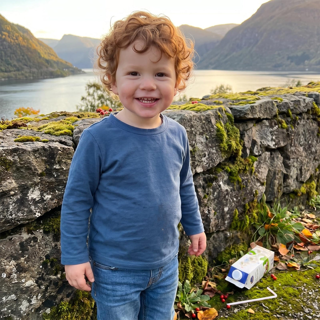 Pack Toddler Long Sleeve T-Shirts Toddler Boys and Girls Tops Multipack
