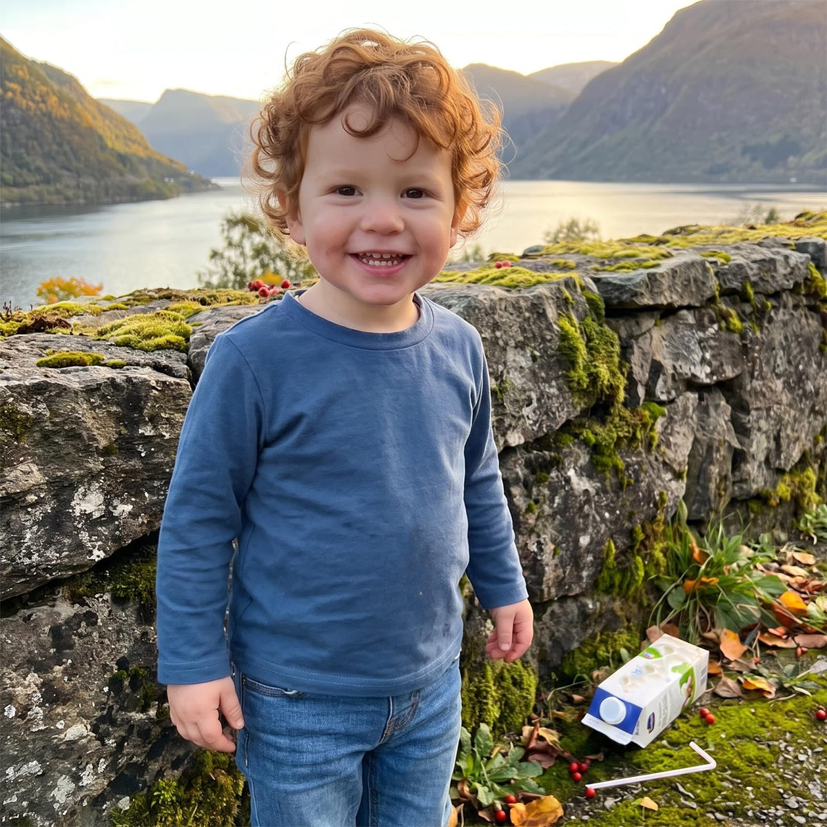 Pack Toddler Long Sleeve T-Shirts Toddler Boys and Girls Tops Multipack