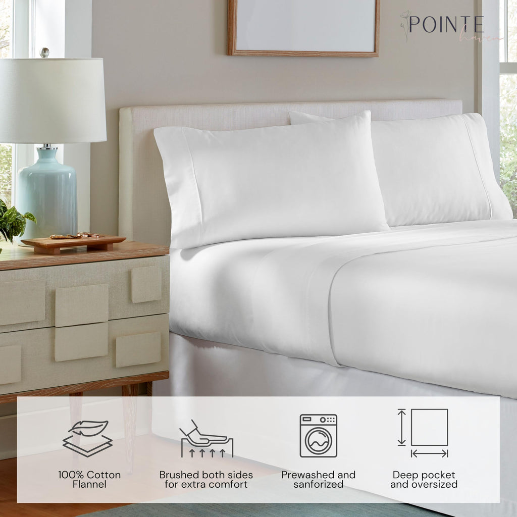 180 GSM Brushed Cotton Flannel Sheet Sets (Urban Plaid)