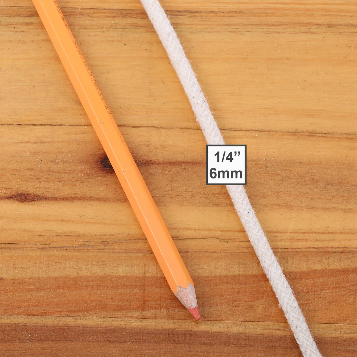 1/4" Cotton Piping Cord 6 Mm for Sewing and Crafts,9.3 Yds