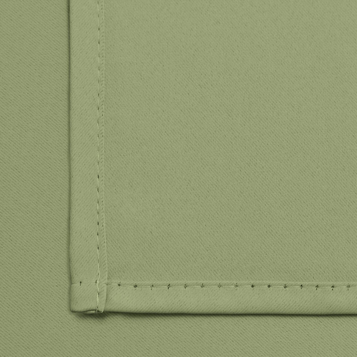 Blackout Curtains 38x84 inch Sage Green Thermal Drapes-Bedroom