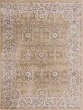 Wagner Living Room, Bedroom Area Rug - Floral Traditional Border Medallion Distressed - Traditional Oriental