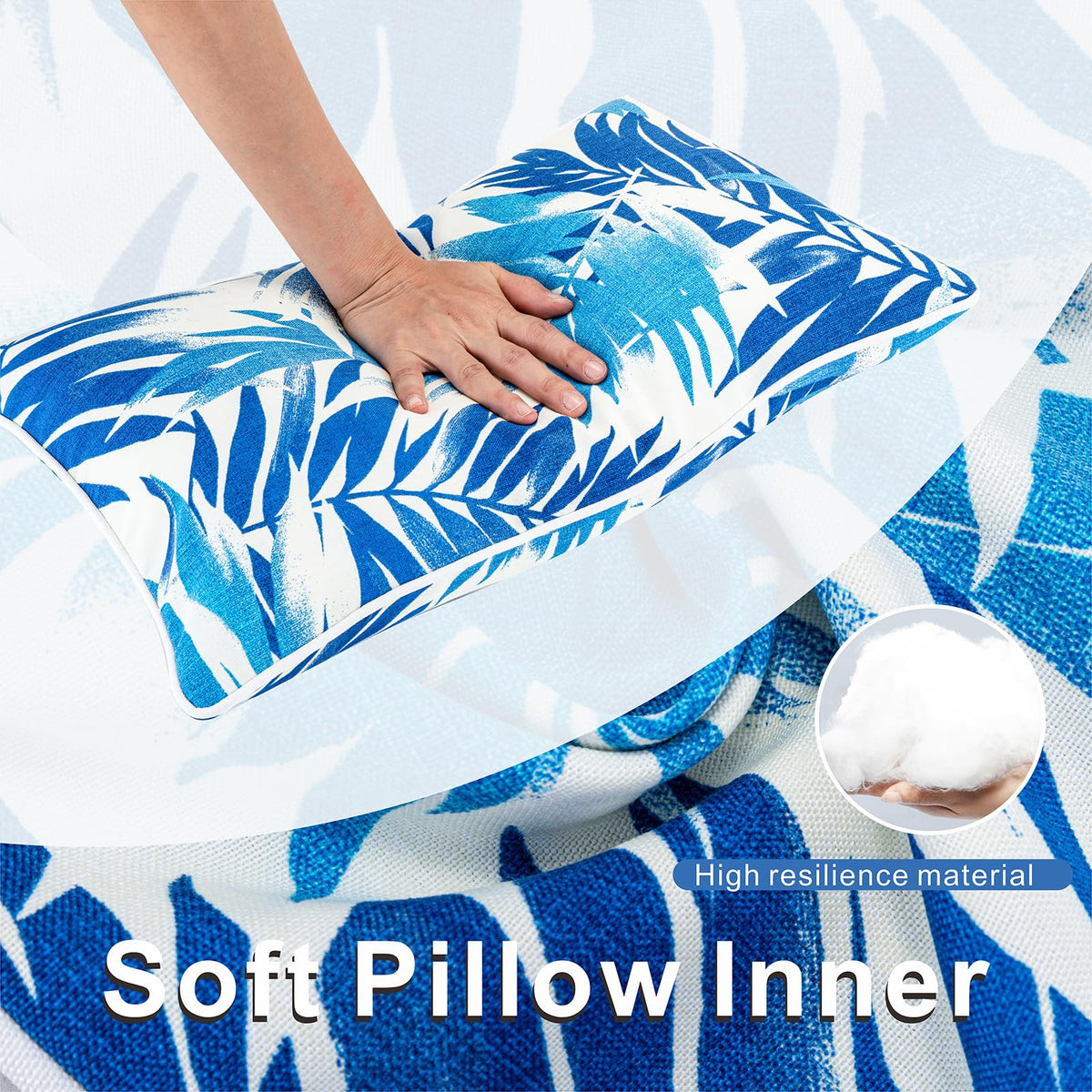 Outdoor Lumbar Pillows Weather Resistant 12x20 Outdoor Pillow