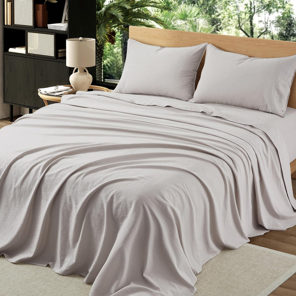 100% Organic Linen Sheets Bed Sheets for Hot Sleepers
