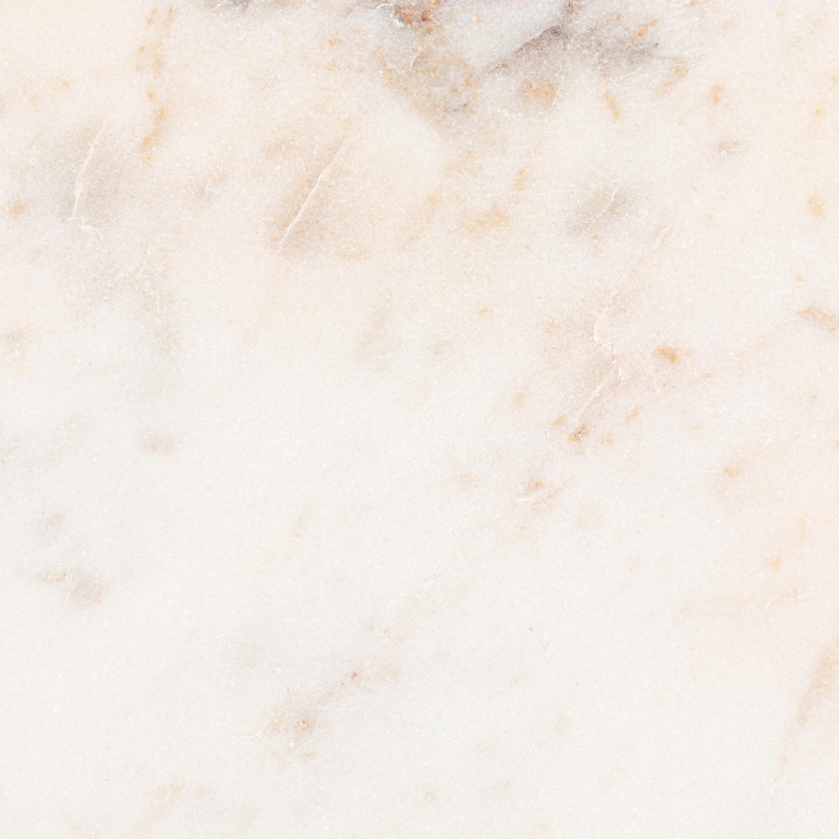 11‐Inch Round Marble Charcuterie and Cutting Board, White Finish