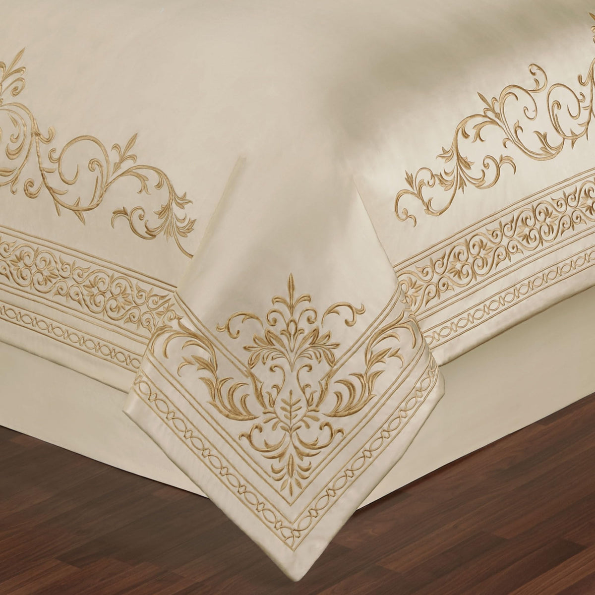 Versailles Luxury Comforter, Classic Pearl, 11 Pc Set