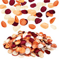 500pcs Silk Rose Petals, Burgundy Orange Petals Artificial Flower Petals Wedding Aisle Scatter Petals Bridal Shower