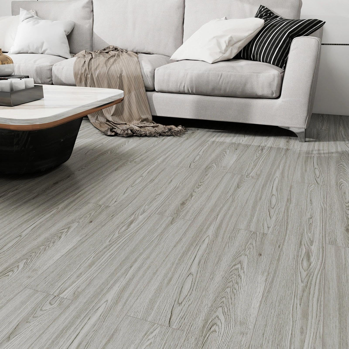 Peel and Stick Floor Tiles Waterproof Self Adhesive Vinyl Flooring