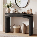 40-Inch Console Table, Farmhouse Sofa Table, Black