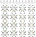 48 Pcs Clear Crystal Ball Prism 20mm Chandeliers Prism Sun Shine Catcher Christmas Crystal Ornaments Rainbow Pendants