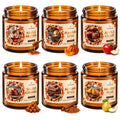 Fall Candles Set, Scented Candles, Gift Ready, 6 x 3.5oz