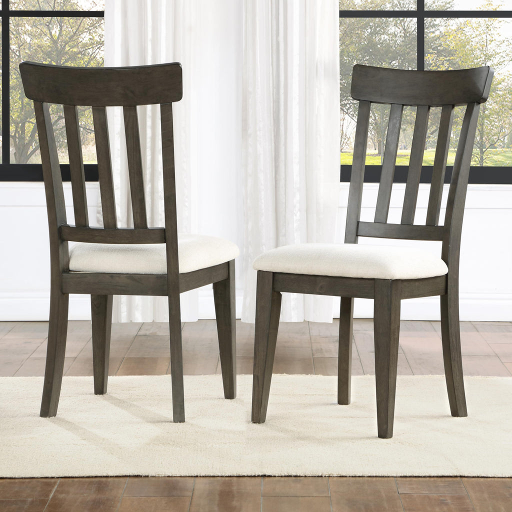 Napa 9pc Dining Table Set, 72"-90"-108" Dining Table w/ 2-18" Leaves, 8 Upholstered Side Dining Chairs