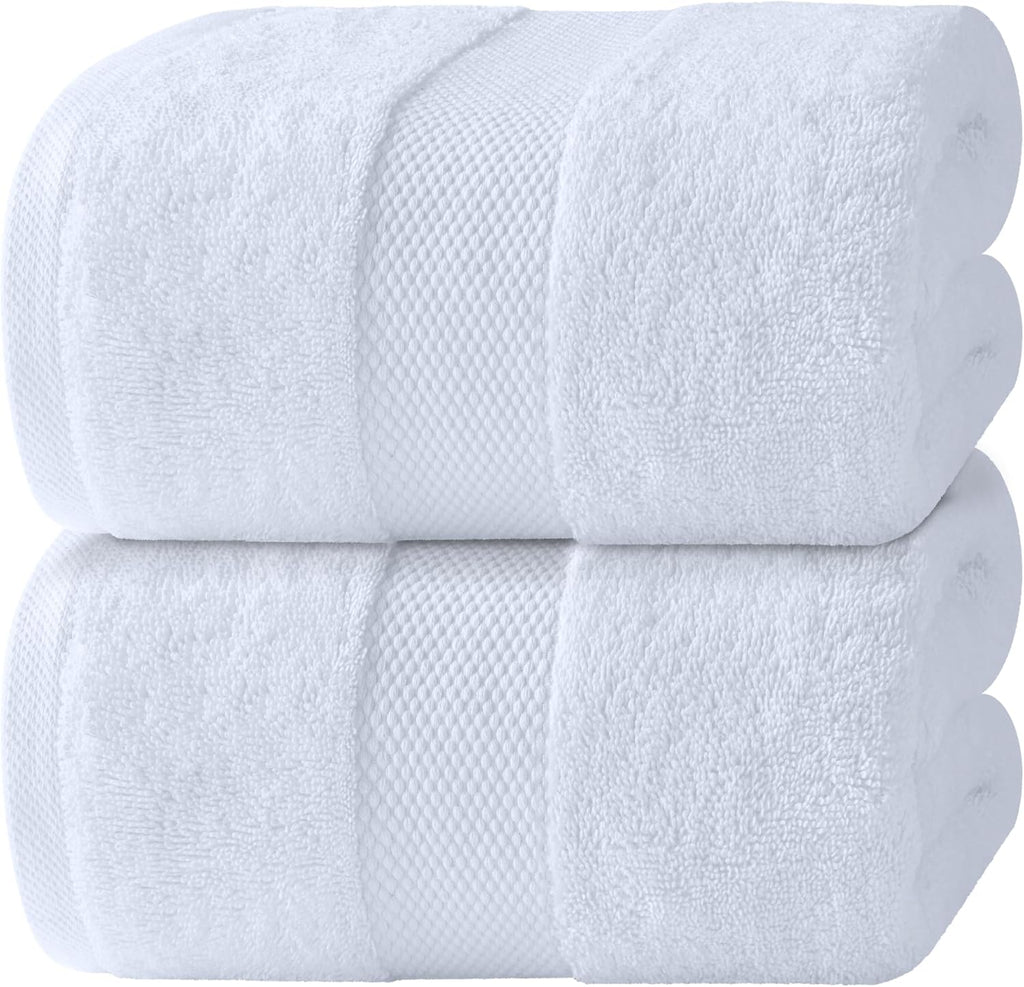 Luxury Bath Sheets Towels for Adults Extra Large 35x70 Inch - 700 GSM Turkish Cotton, Highly Absorbent | Hotel