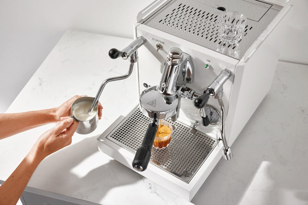 Alto Espresso Machine | Dual Boiler | PID | Shot Timer | Adjustable OPV | (White)