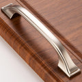 Brushed Nickel Cabinet Pulls 3-3/4 Inch Drawer Pulls 10 Pack 8222