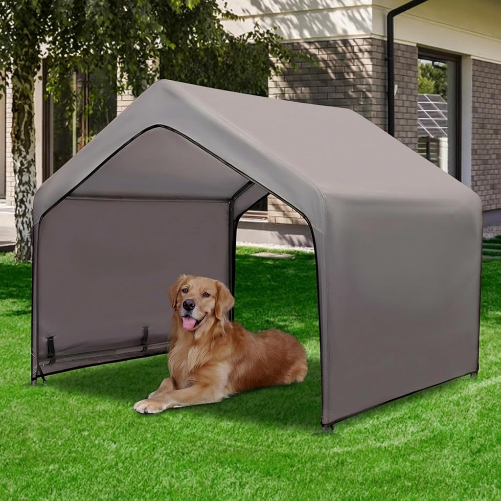 Extra Large Dog House Outside, Dog Tent Outdoor, Big Dog Shade Shelter Doghouse Canopy, Water Resistant Dog shelter